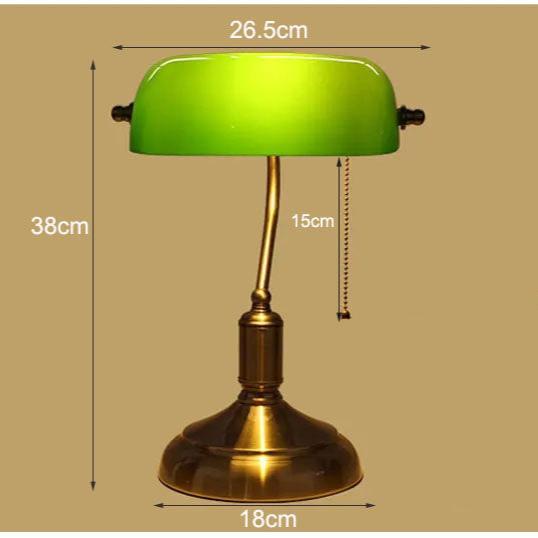 Aurelen | lampa biurkowa w stylu retro z mosiądzu