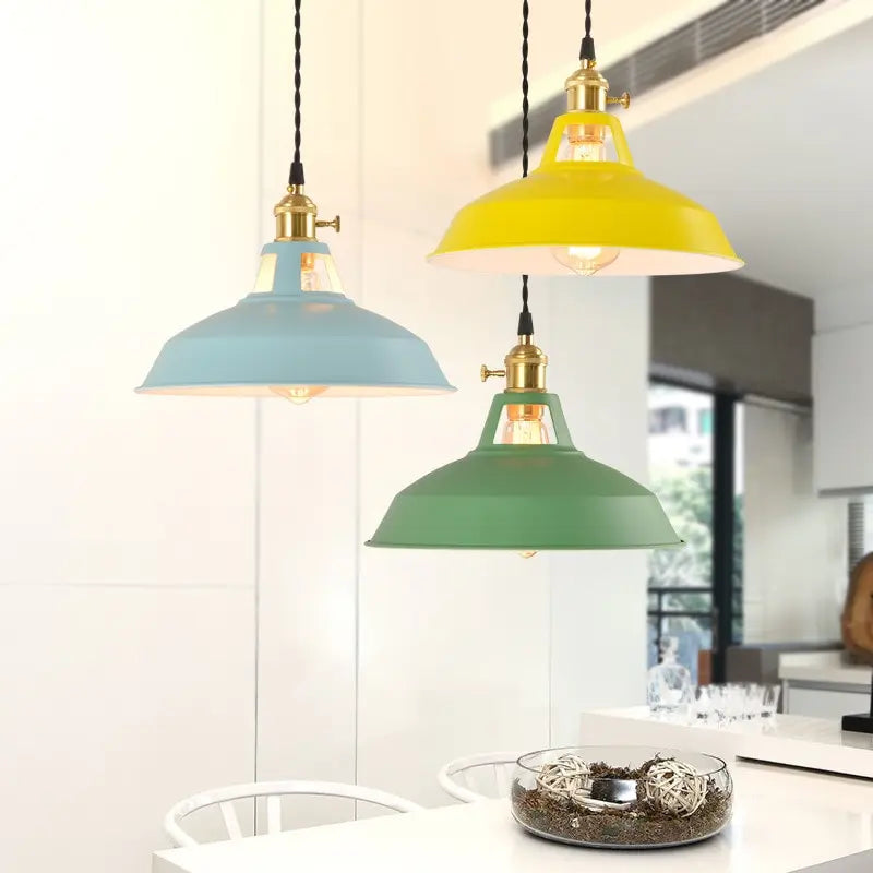 Vivira | Lampa wisząca w stylu retro w pastelowych kolorach