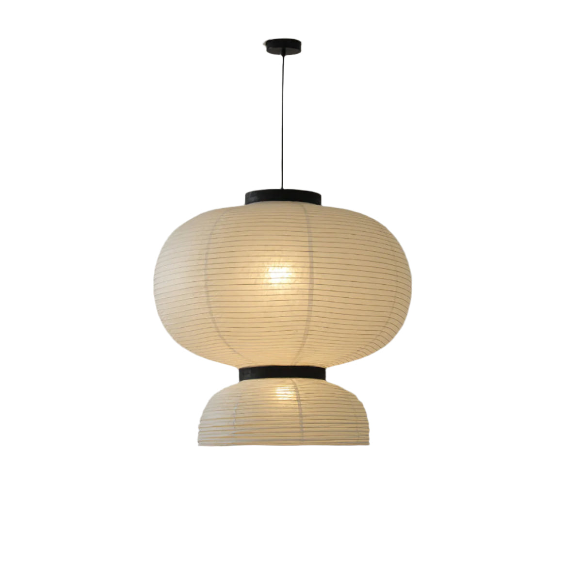 Japandi | Lampa wisząca z papieru, lampa sufitowa