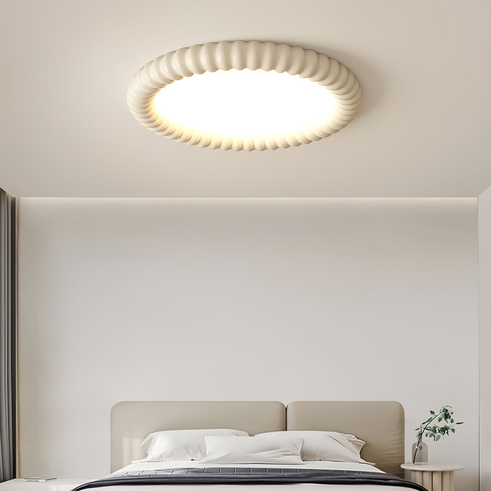 Feyora | Nowoczesna lampa sufitowa z okrągłą ramą