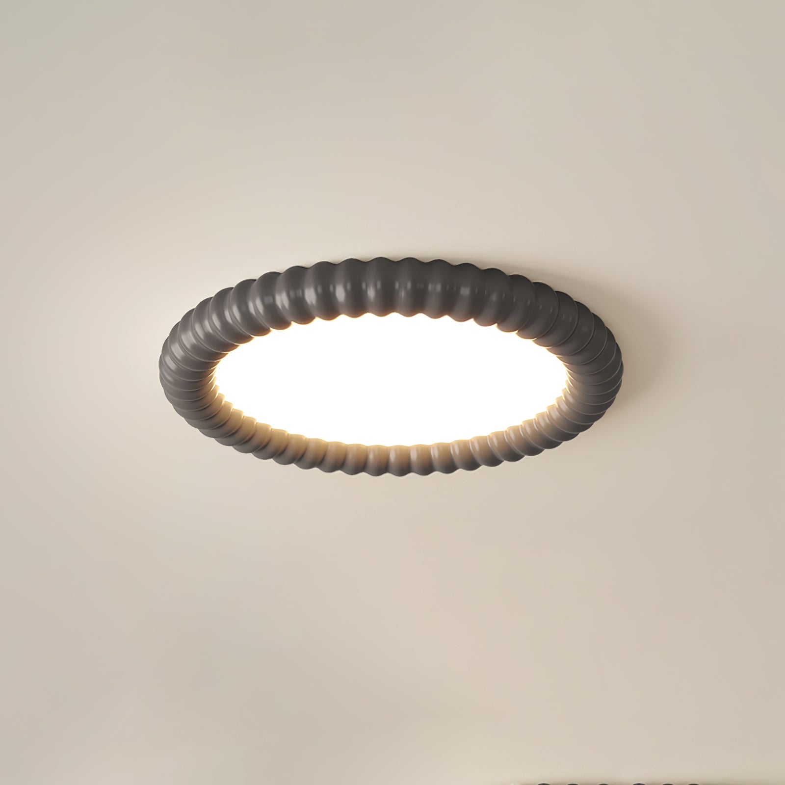 Feyora | Nowoczesna lampa sufitowa z okrągłą ramą