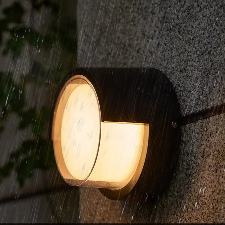 Lunaris | Nowoczesna zewnętrzna lampa ścienna LED