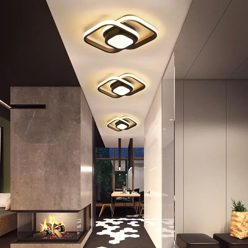 Geomodern | Lampa sufitowa LED o geometrycznym kształcie