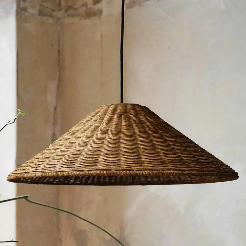 Ravena | Lampa wisząca w stylu rattanu
