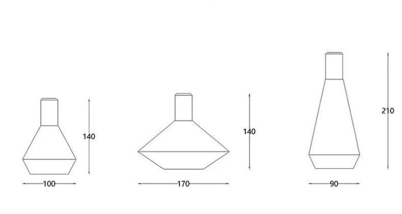 Italia | Minimalistyczna lampa wisząca LED, nowoczesna, czarna