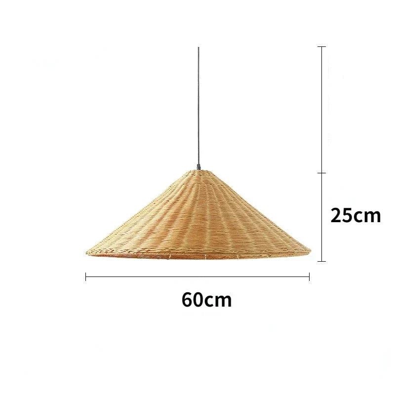 Ravena | Lampa wisząca w stylu rattanu