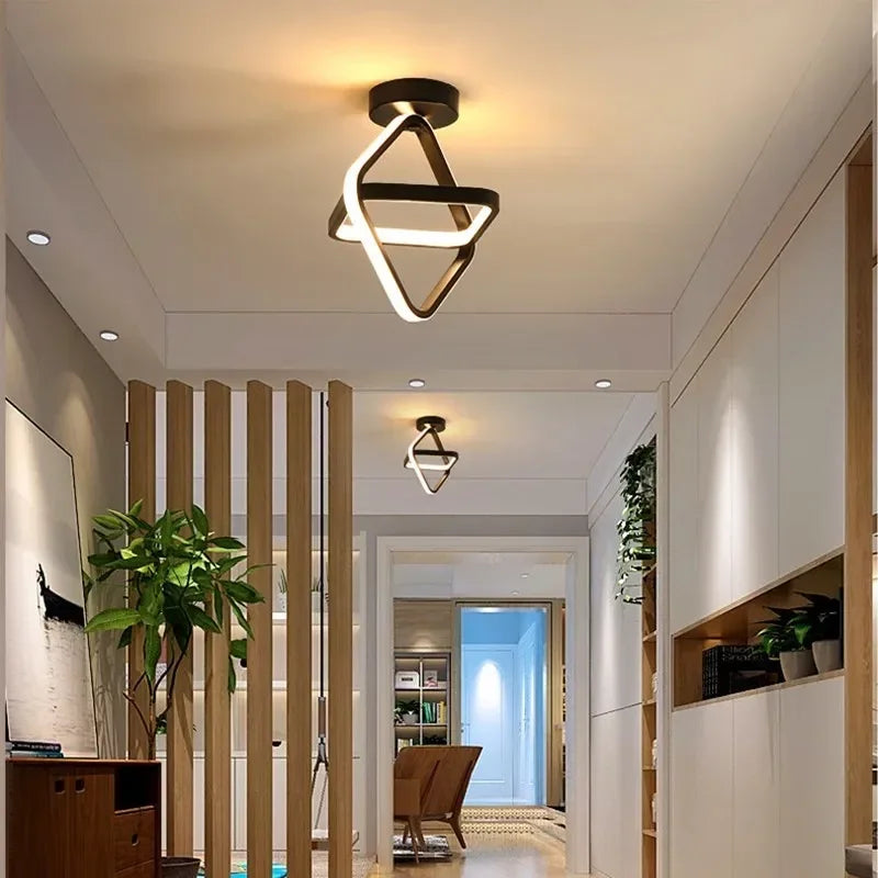 Geomodern | Lampa sufitowa LED o geometrycznym kształcie
