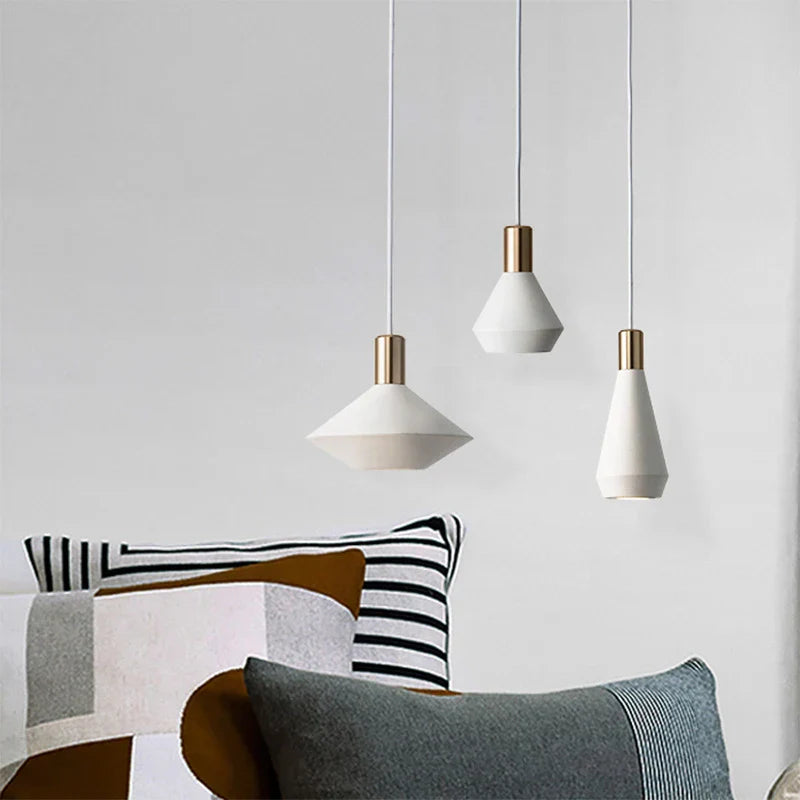 Italia | Minimalistyczna lampa wisząca LED, nowoczesna, czarna