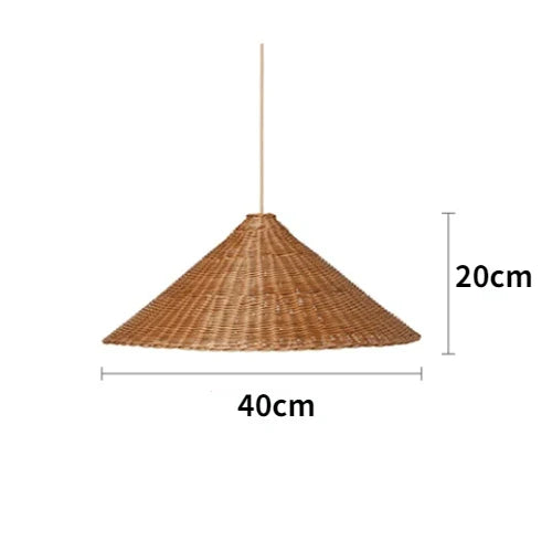 Ravena | Lampa wisząca w stylu rattanu