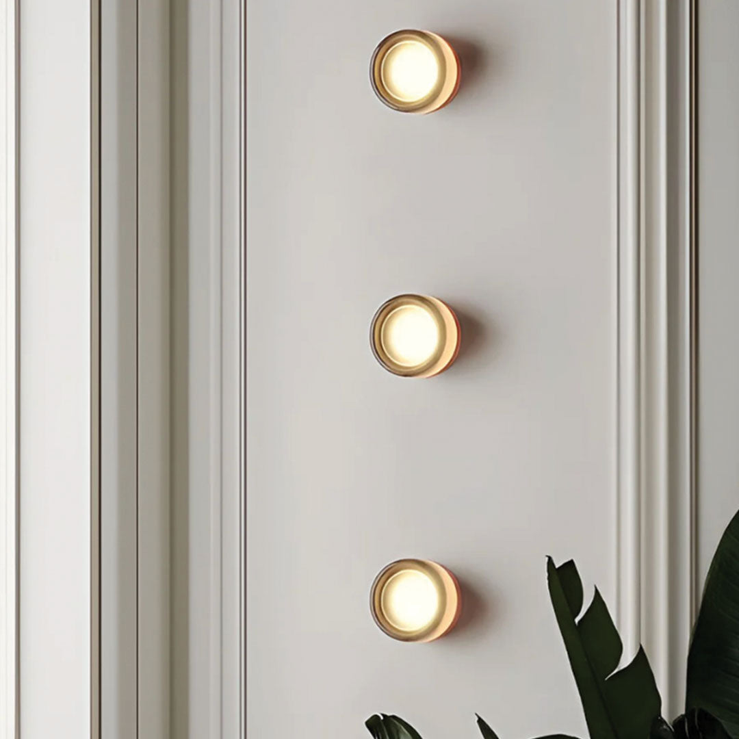 Orvion | Okrągła lampa ścienna o nowoczesnym designie