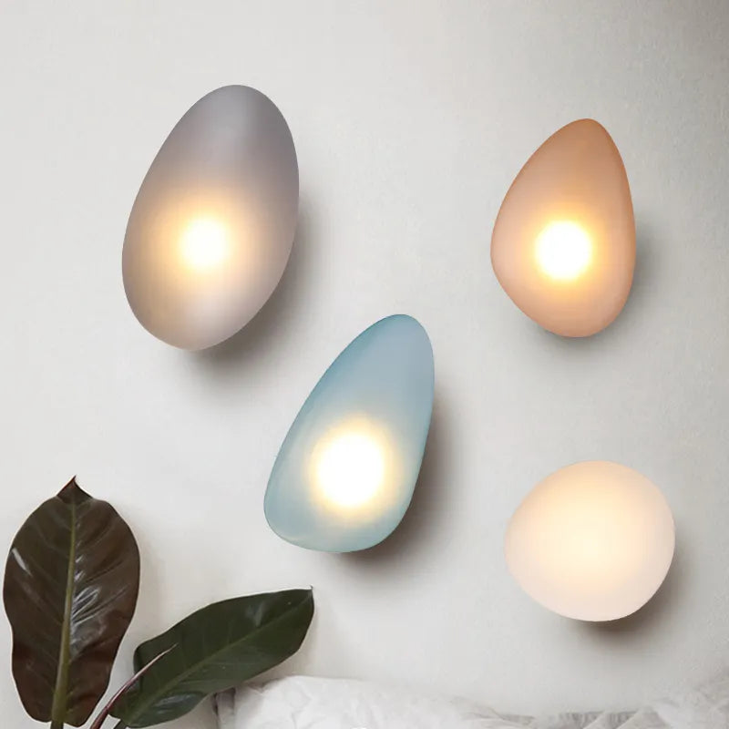 Coloria | Kolorowa szklana lampa ścienna LED w stylu vintage