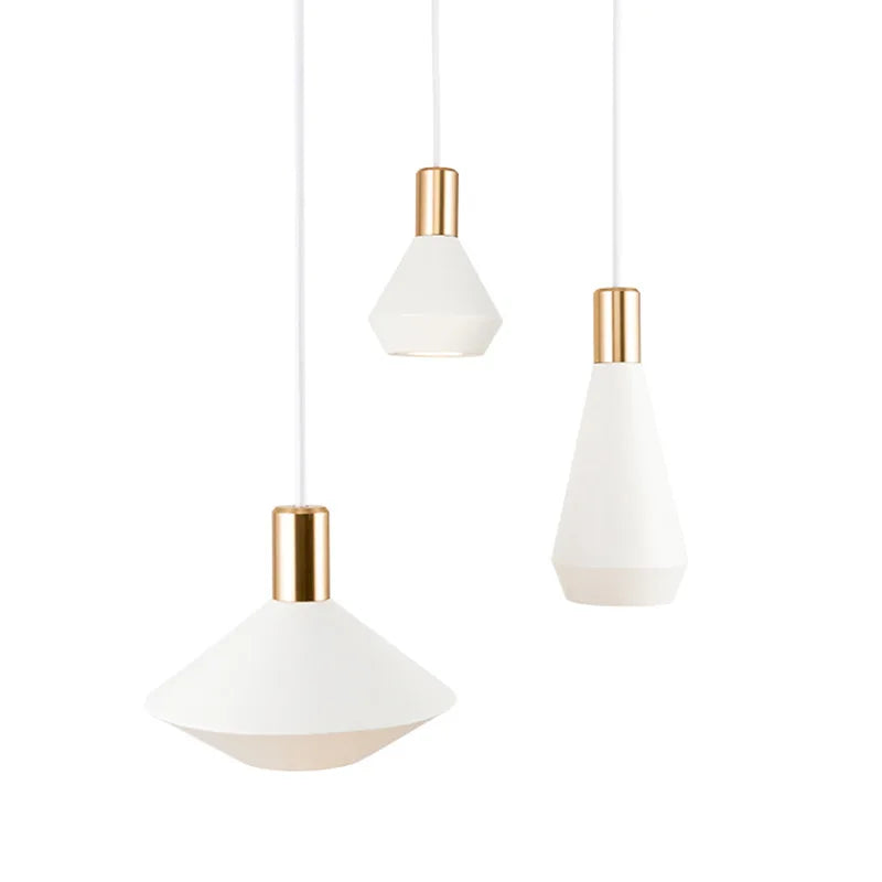 Italia | Minimalistyczna lampa wisząca LED, nowoczesna, czarna