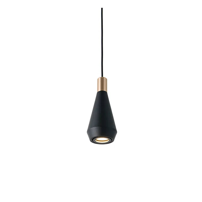 Italia | Minimalistyczna lampa wisząca LED, nowoczesna, czarna