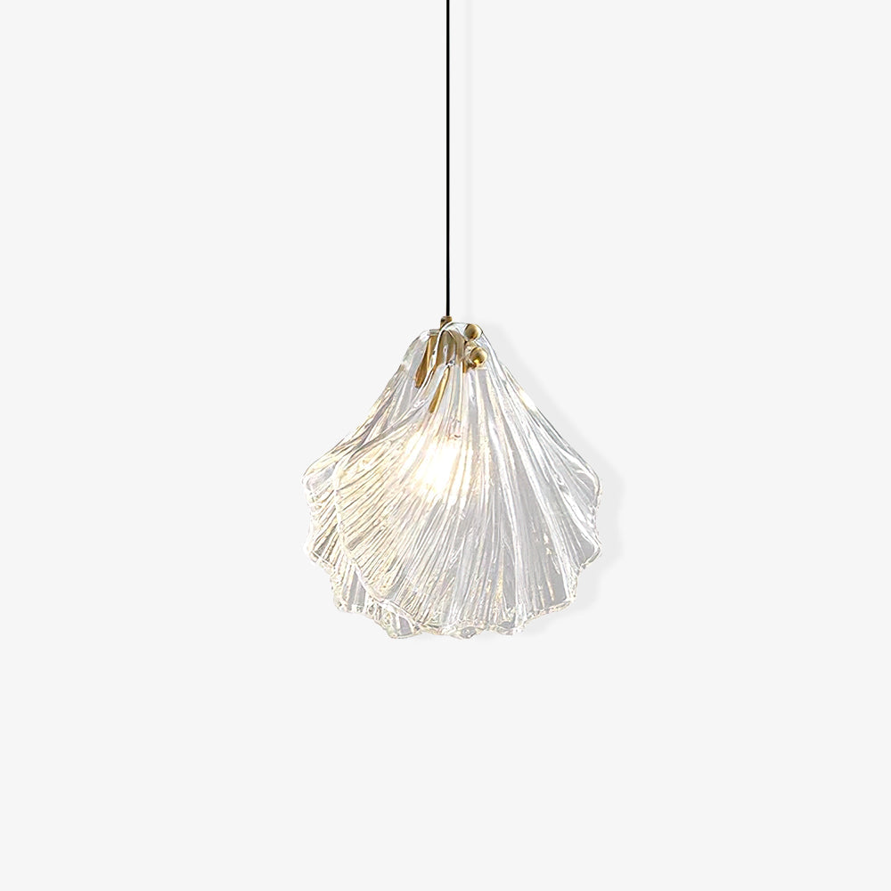 Coralia | Szklana lampa wisząca w kształcie muszli
