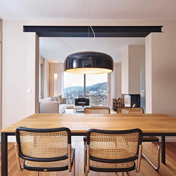 Morvane | nowoczesna czarna lampa wisząca LED
