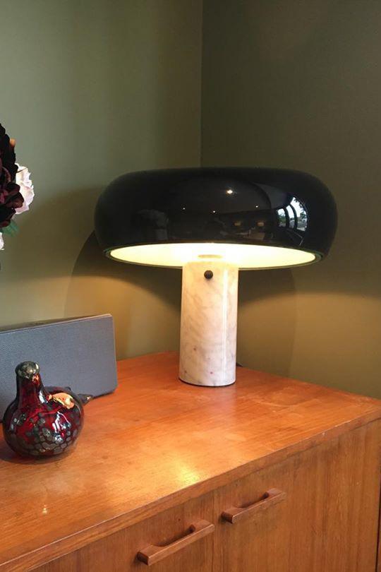 Modario | lampka stołowa w stylu retro z motywem grzyba