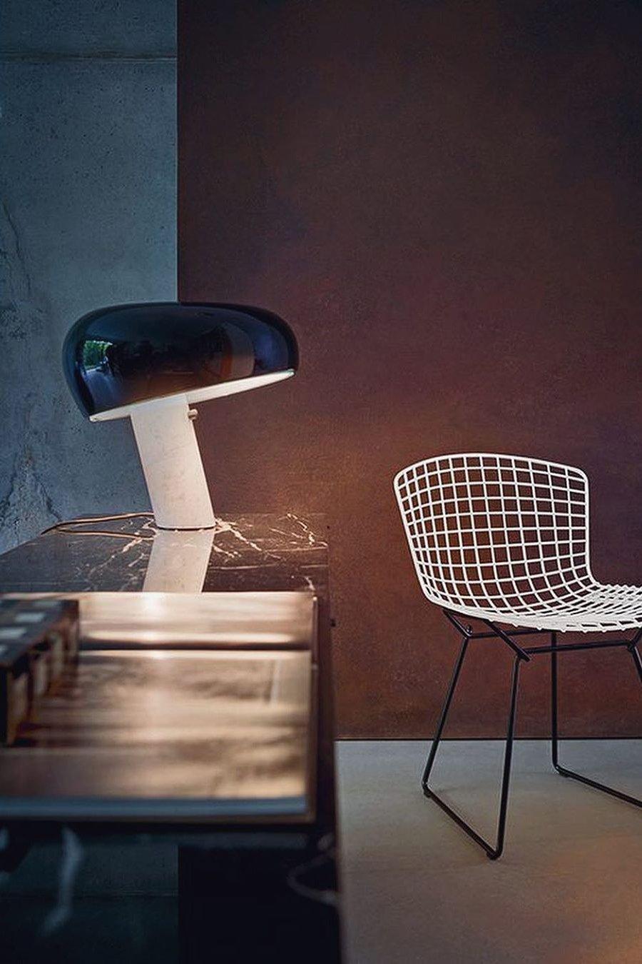 Modario | lampka stołowa w stylu retro z motywem grzyba