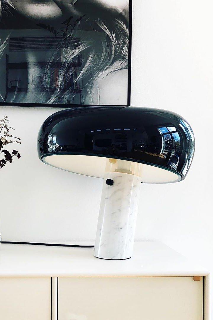 Modario | lampka stołowa w stylu retro z motywem grzyba
