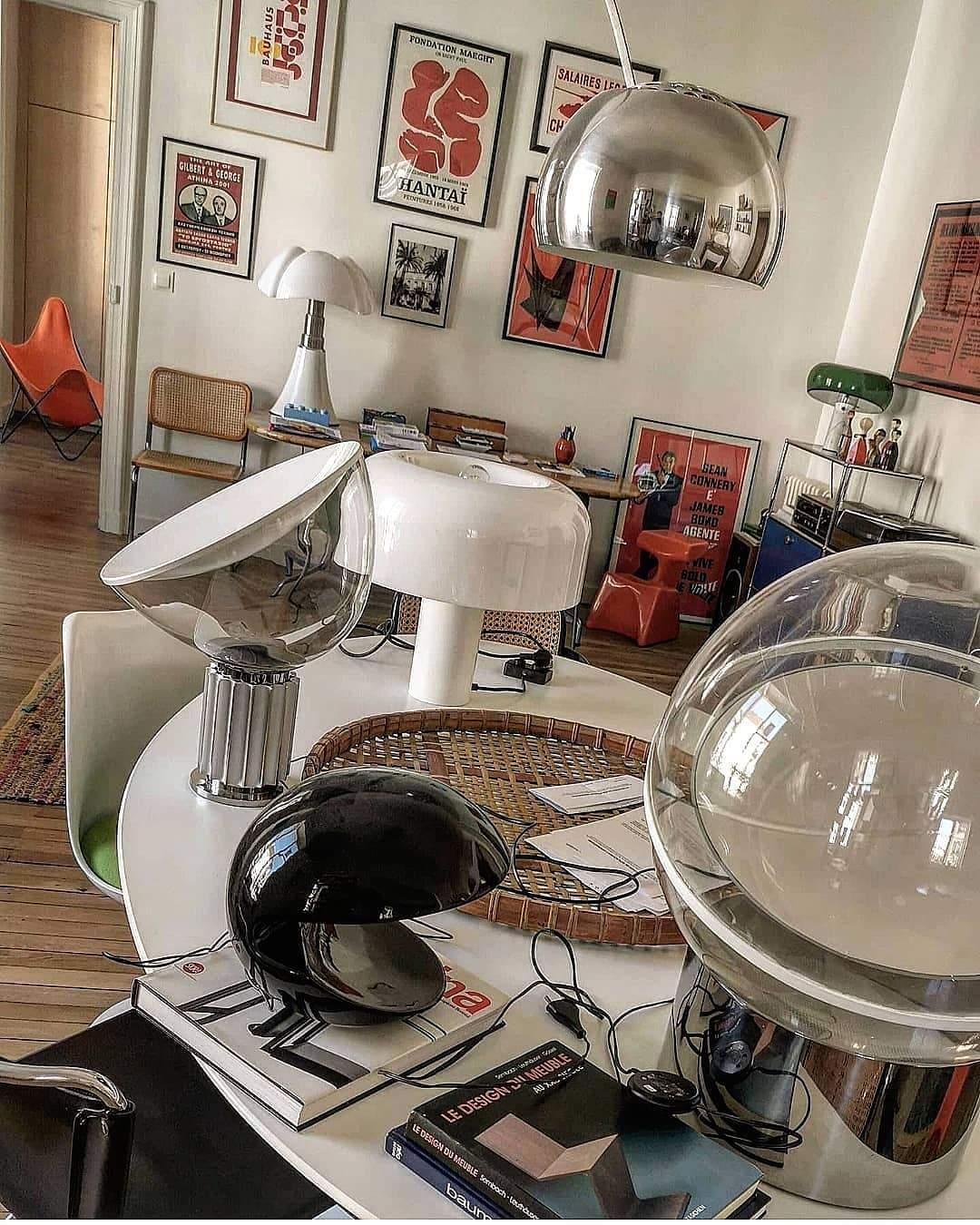Modario | lampka stołowa w stylu retro z motywem grzyba