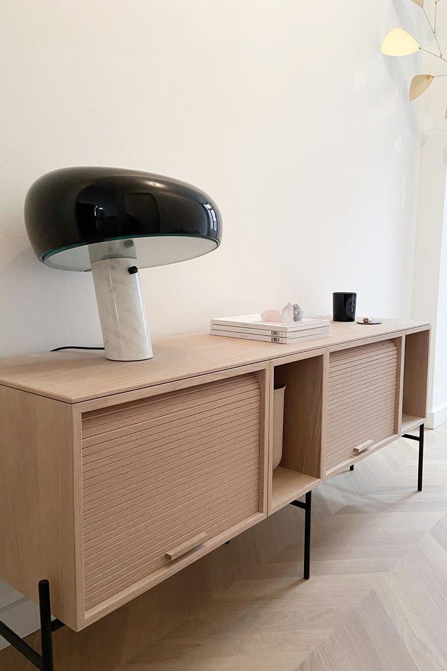 Modario | lampka stołowa w stylu retro z motywem grzyba