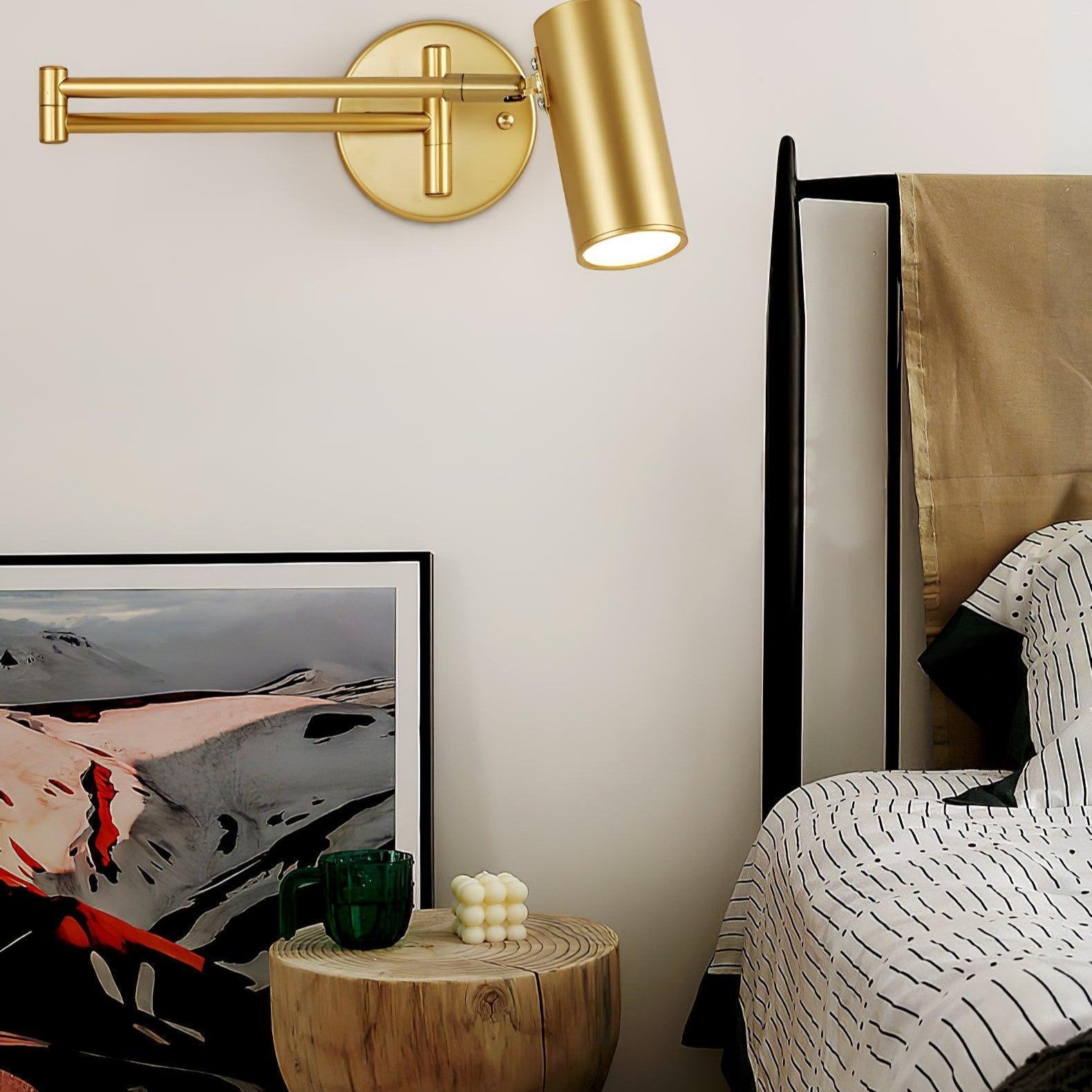 Milo | Regulowana nowoczesna metalowa lampa ścienna