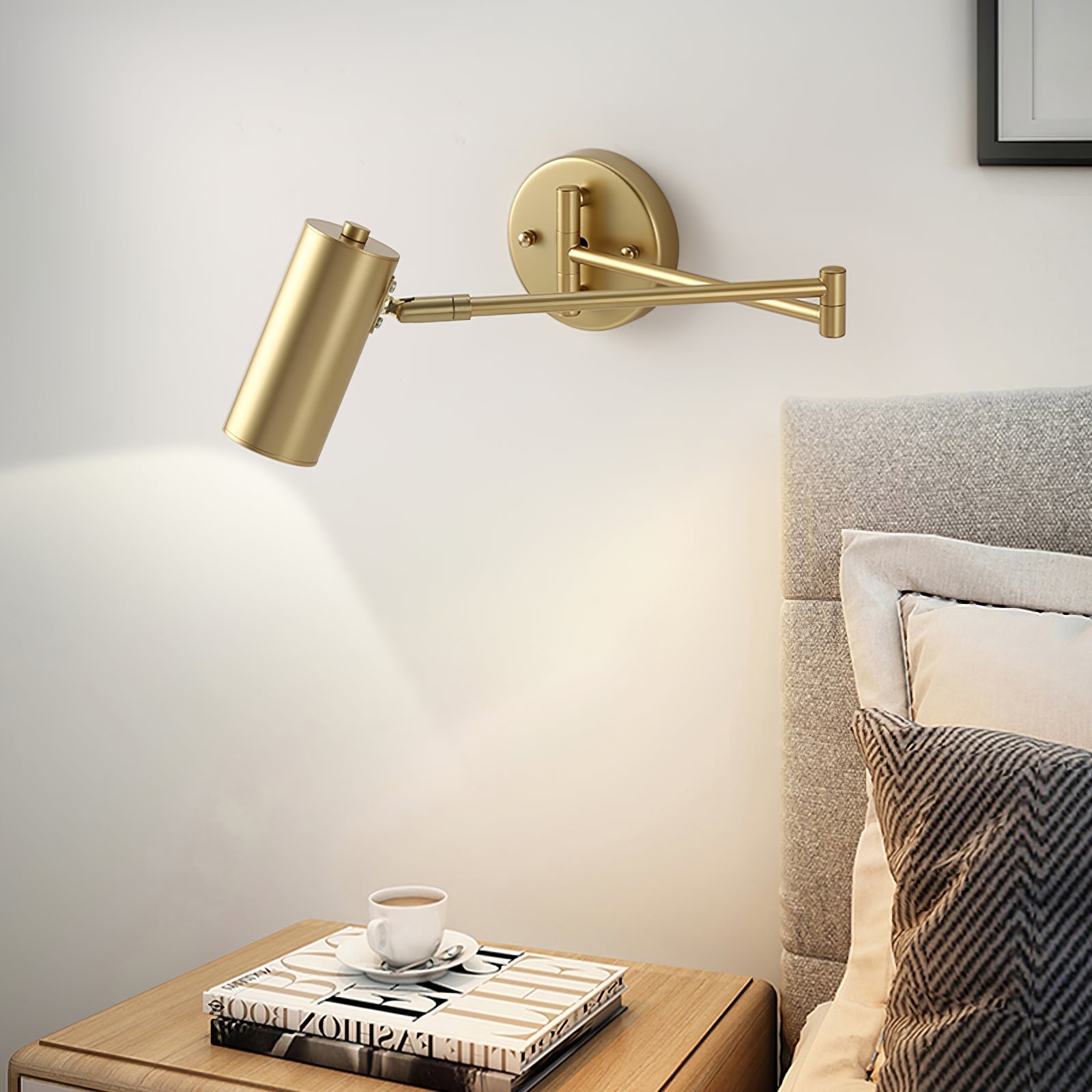 Milo | Regulowana nowoczesna metalowa lampa ścienna