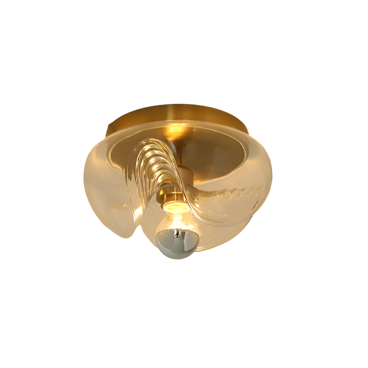 Lumière | Francuska lampa sufitowa w stylu vintage Bauhaus