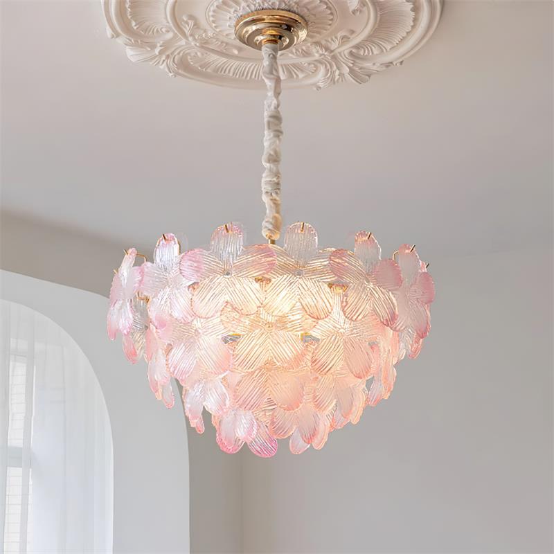 Serelis | lampa wisząca z kryształowymi kwiatami