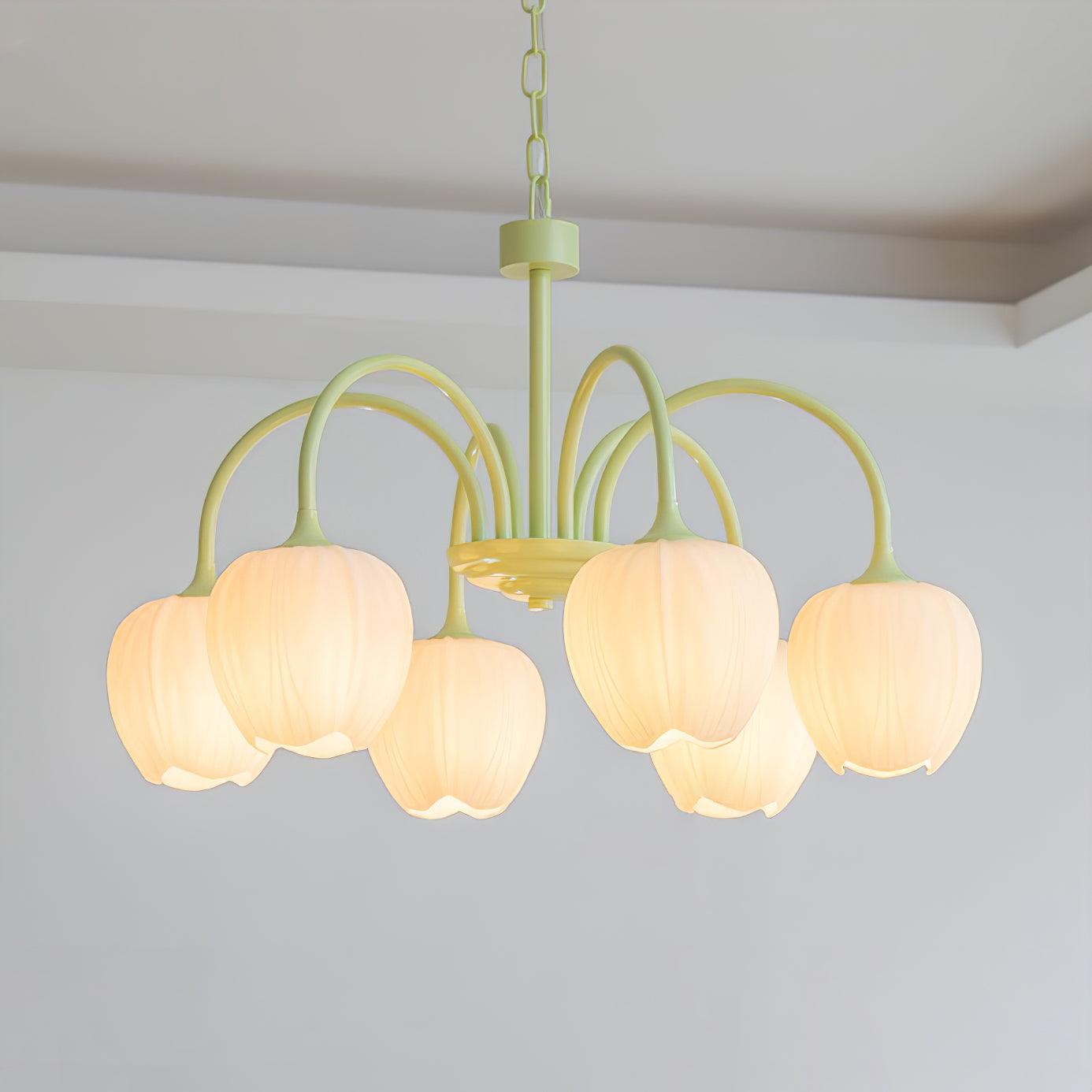 Tulivine | Wisząca lampa LED w kształcie kwiatu