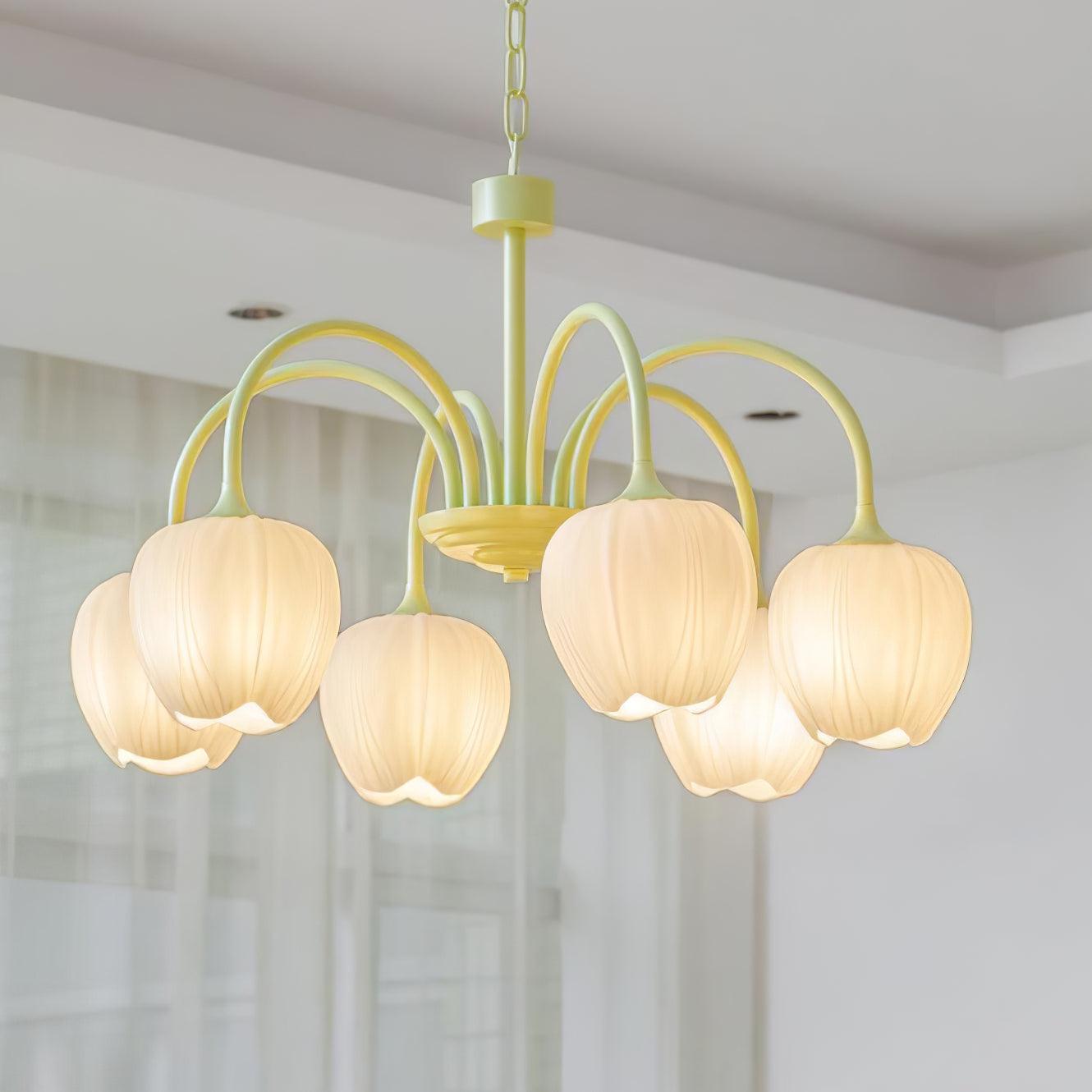 Tulivine | Wisząca lampa LED w kształcie kwiatu