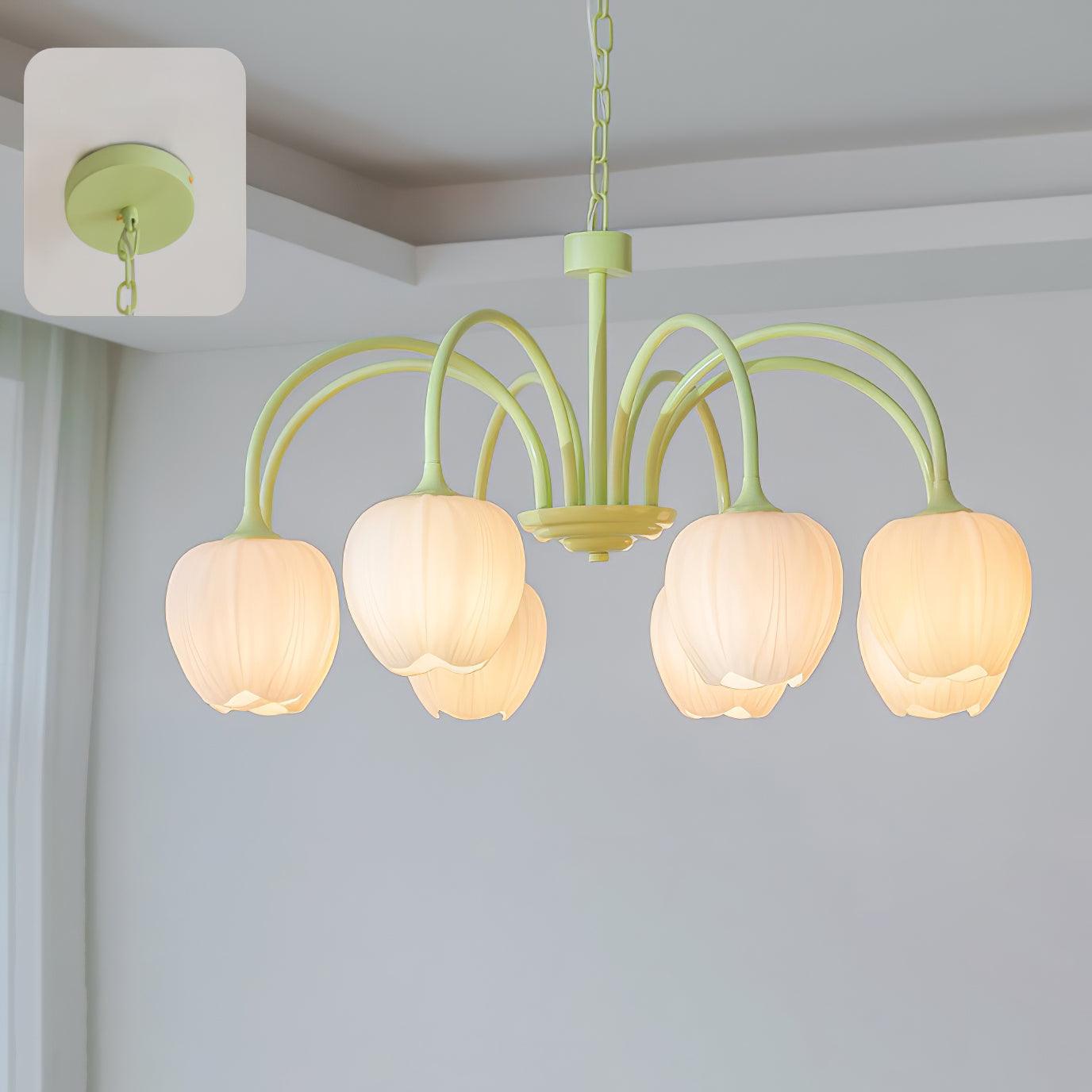 Tulivine | Wisząca lampa LED w kształcie kwiatu