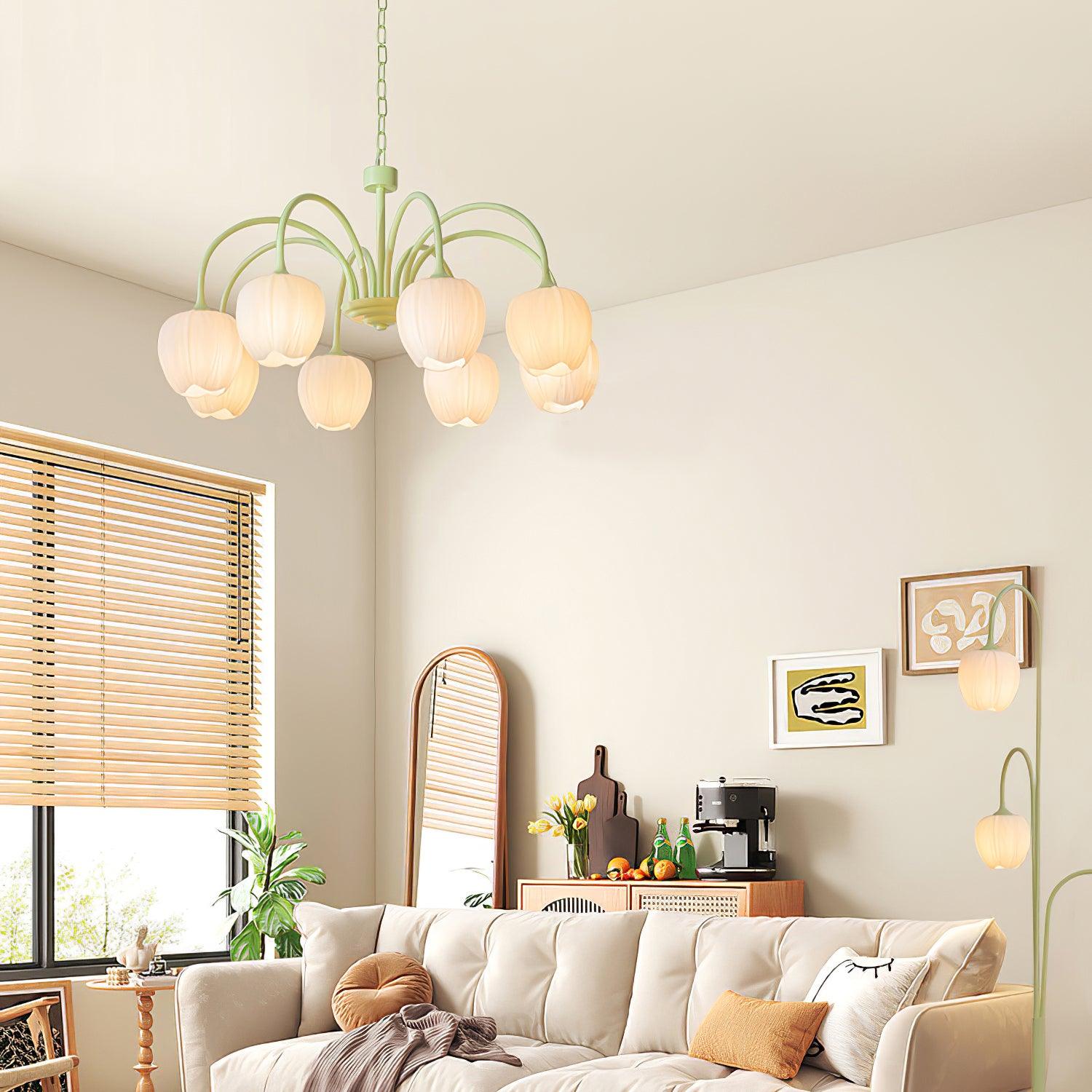 Tulivine | Wisząca lampa LED w kształcie kwiatu