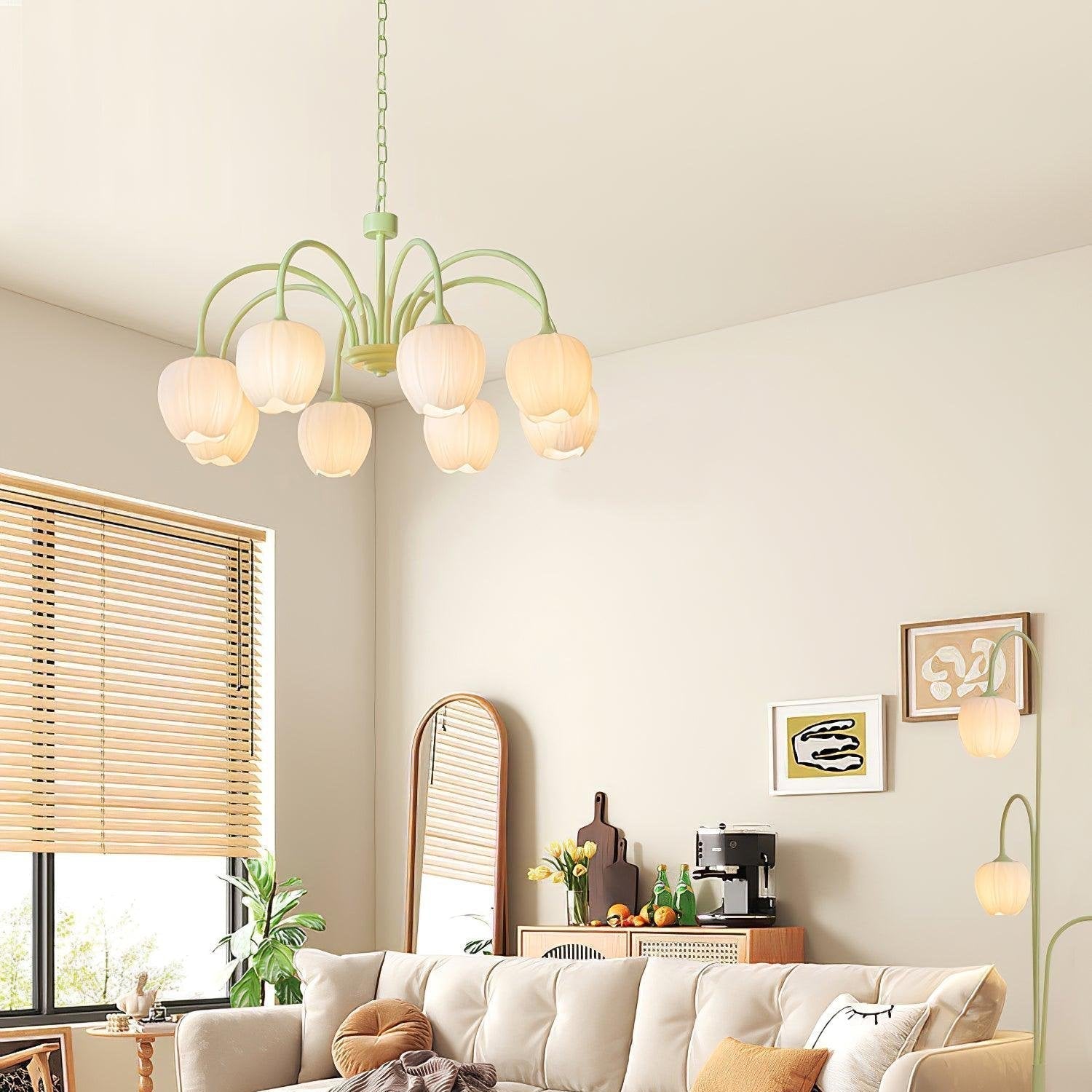 Tulivine | Wisząca lampa LED w kształcie kwiatu