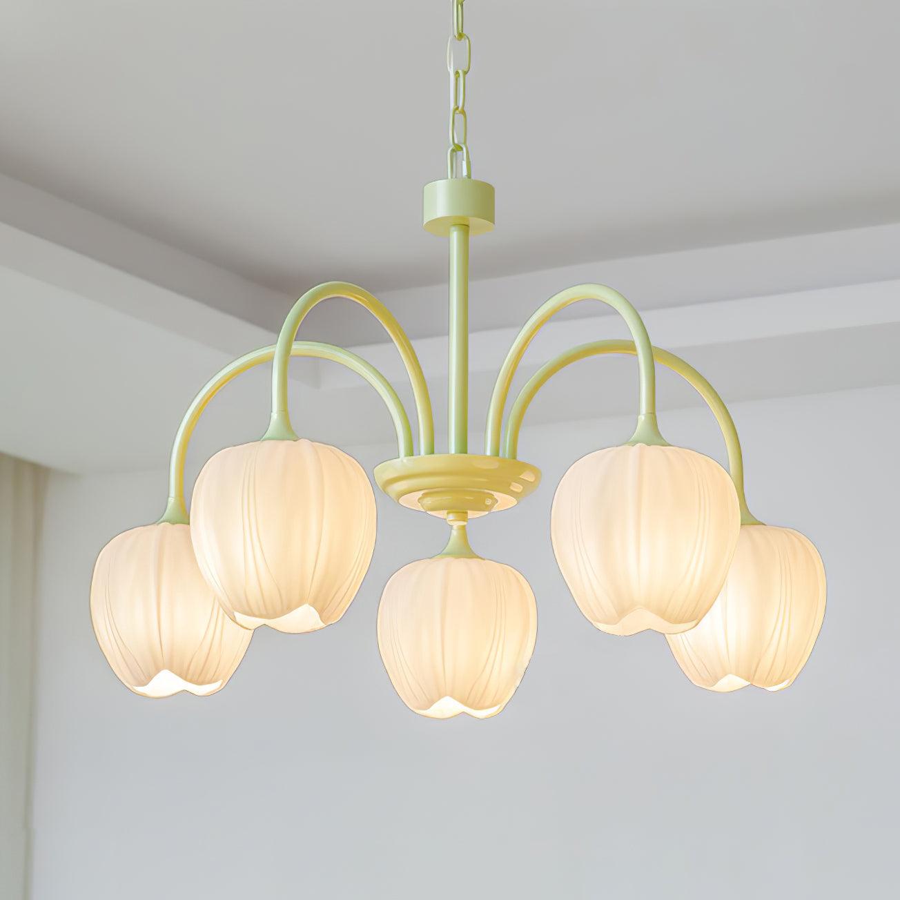 Tulivine | Wisząca lampa LED w kształcie kwiatu