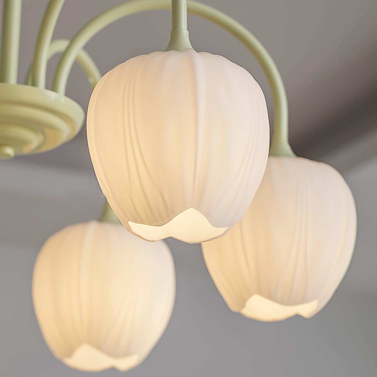 Tulivine | Wisząca lampa LED w kształcie kwiatu