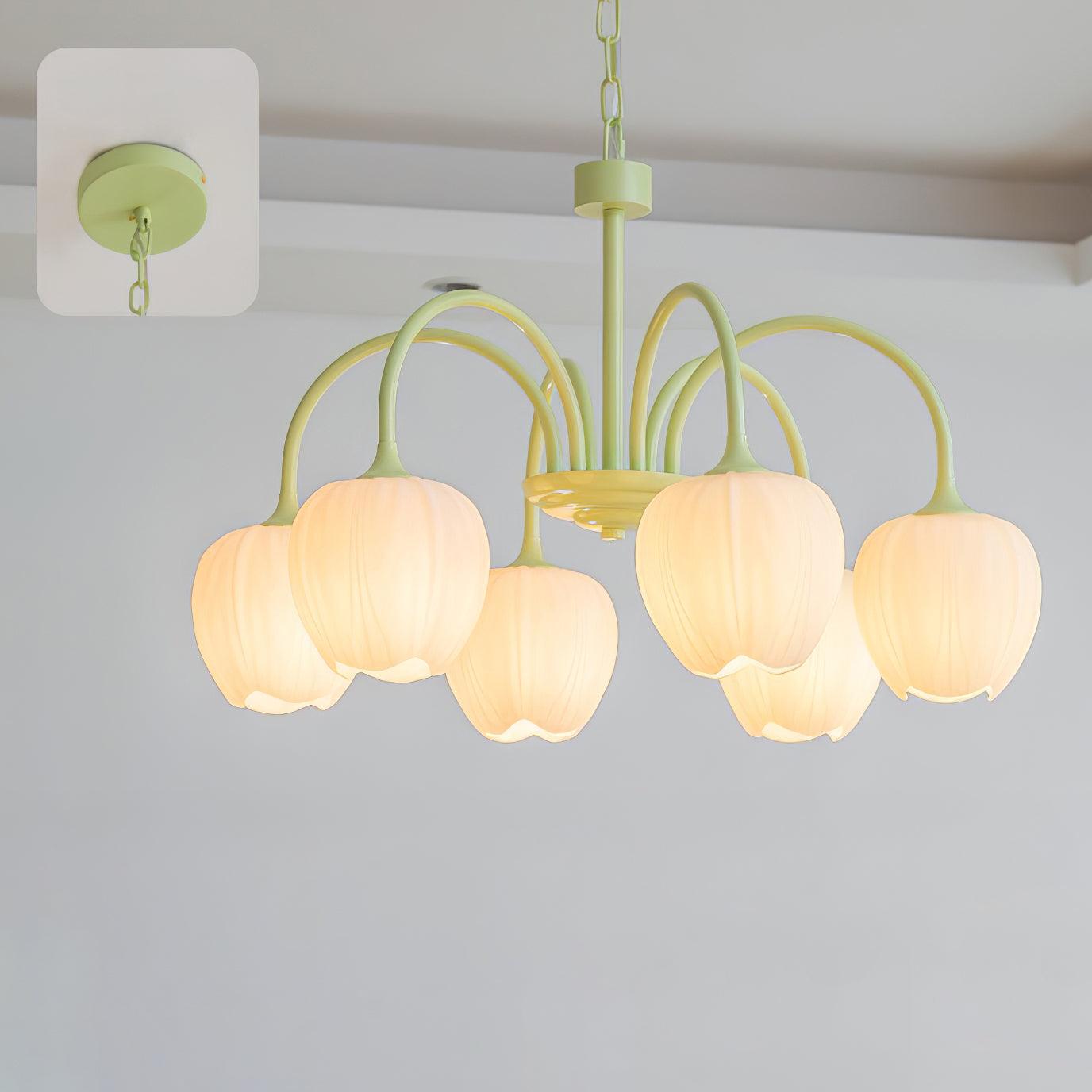 Tulivine | Wisząca lampa LED w kształcie kwiatu