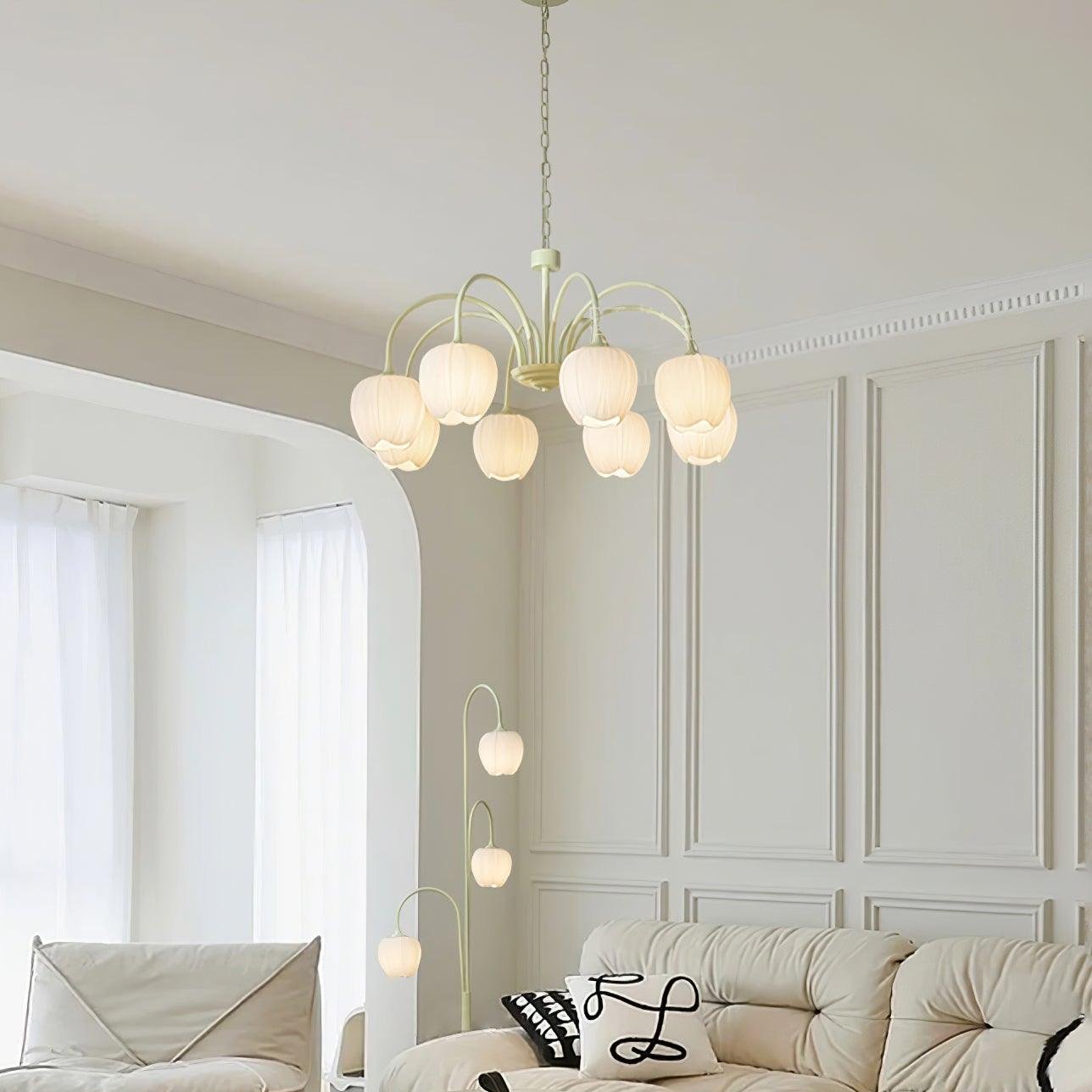 Tulivine | Wisząca lampa LED w kształcie kwiatu
