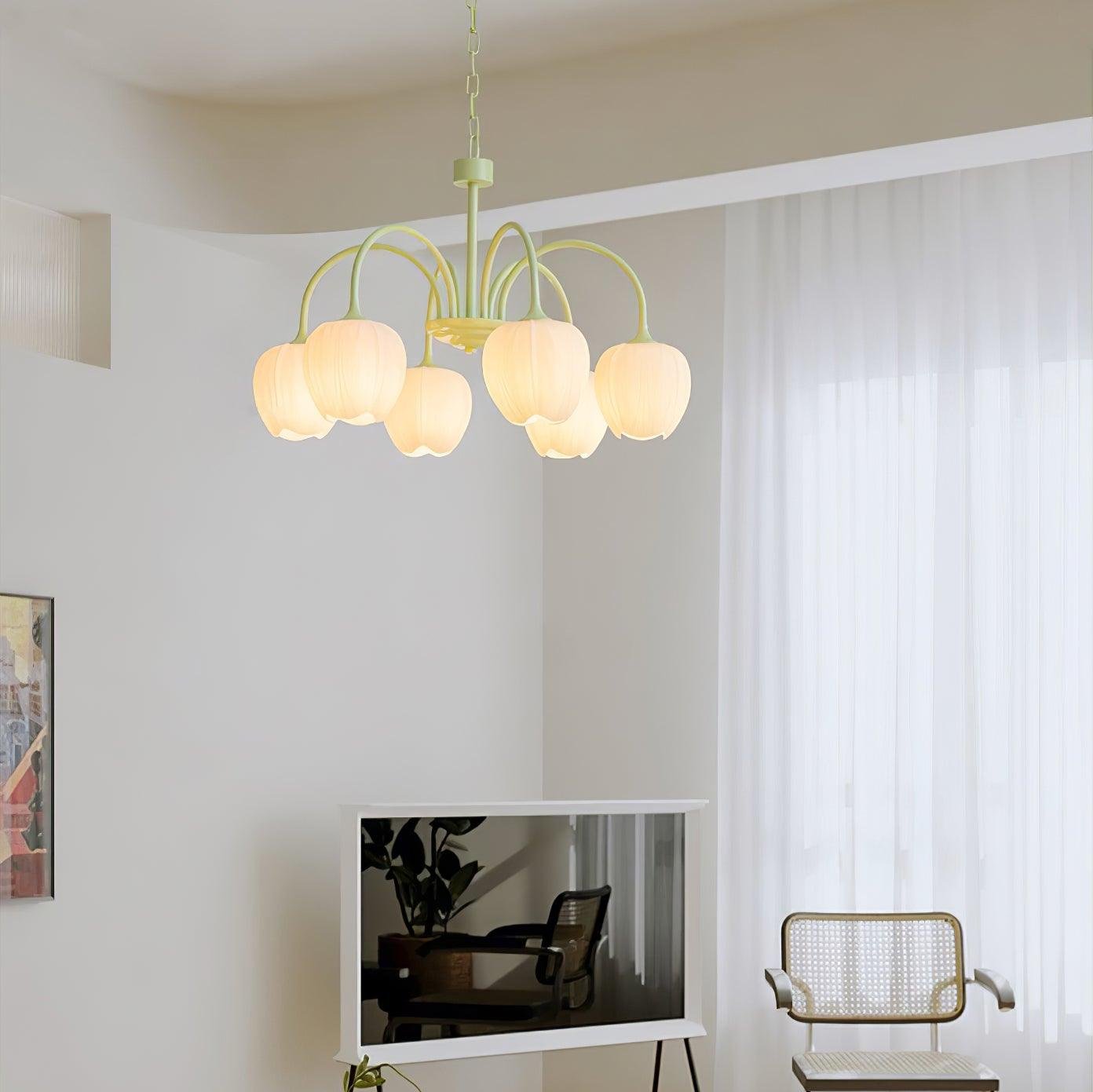 Tulivine | Wisząca lampa LED w kształcie kwiatu