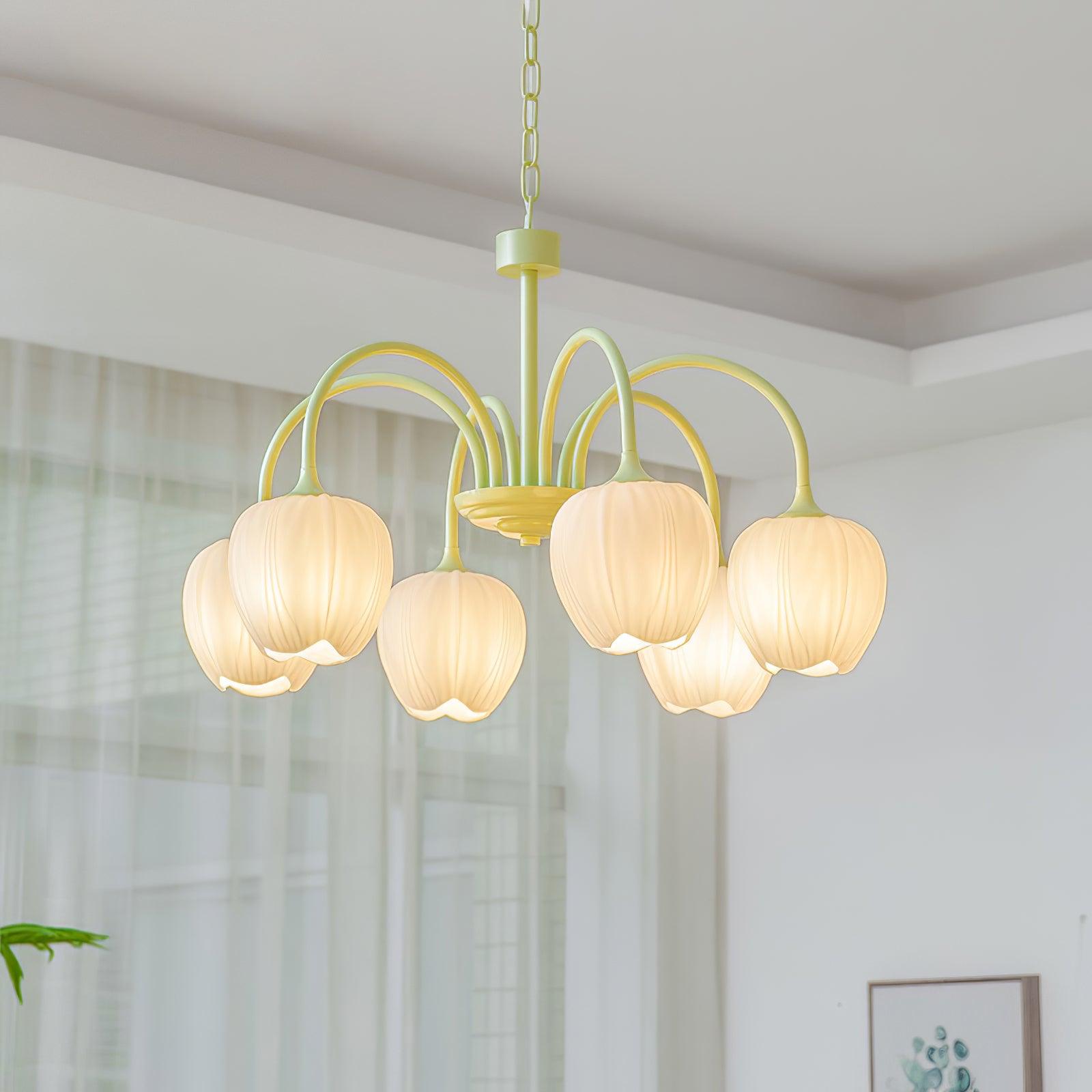 Tulivine | Wisząca lampa LED w kształcie kwiatu