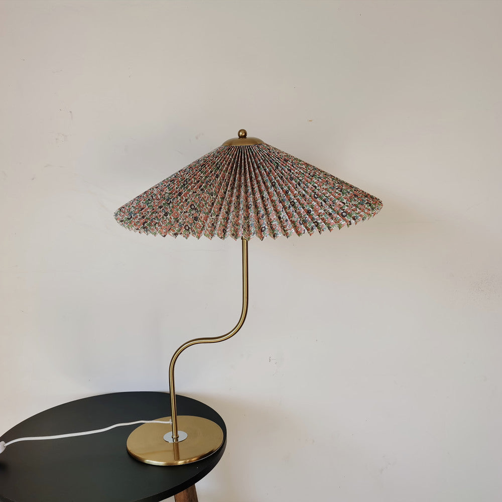 Favora | lampa stołowa z harmonijkowym kloszem