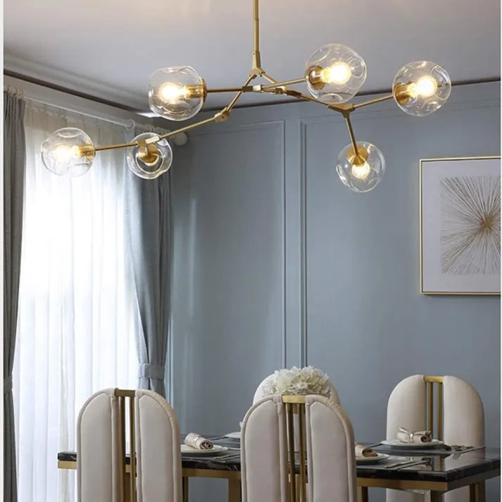 Lumivista | Nowoczesna szklana lampa wisząca LED