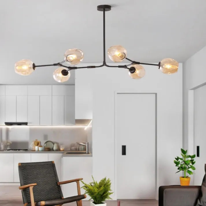 Lumivista | Nowoczesna szklana lampa wisząca LED