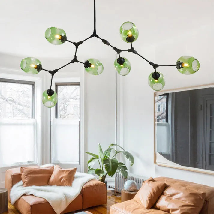 Lumivista | Nowoczesna szklana lampa wisząca LED