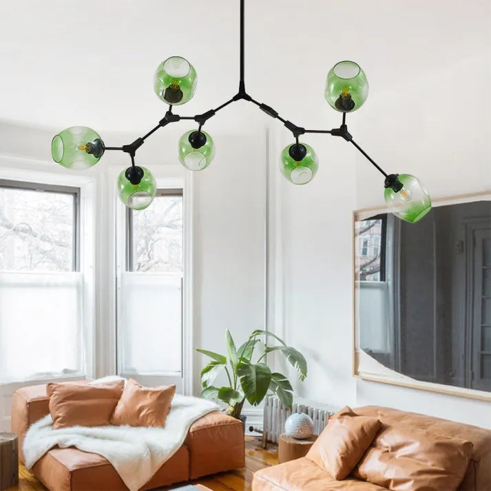 Lumivista | Nowoczesna szklana lampa wisząca LED
