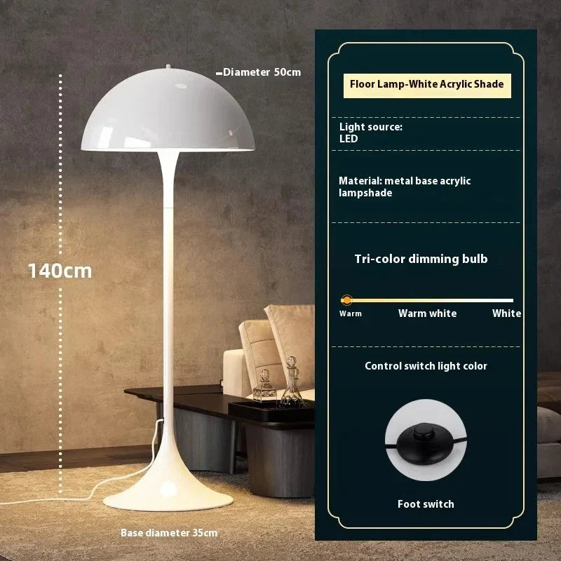 Lunavia | Lampa podłogowa w stylu retro Dome