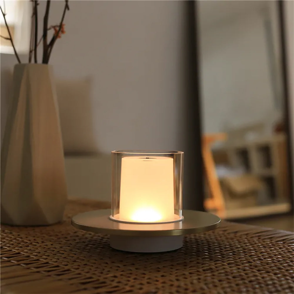 Orvian | Lampka stołowa LED z cylindrem