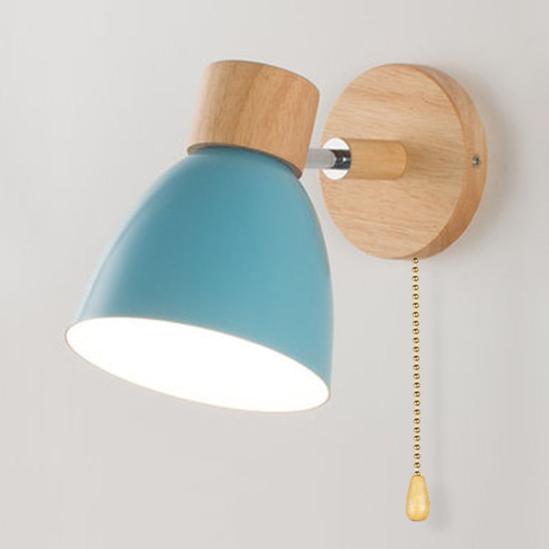 Nordwood | Skandynawska drewniana lampa ścienna