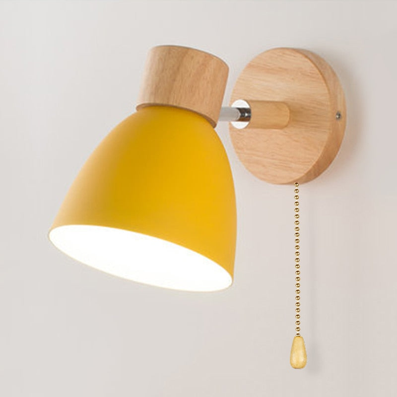 Nordwood | Skandynawska drewniana lampa ścienna