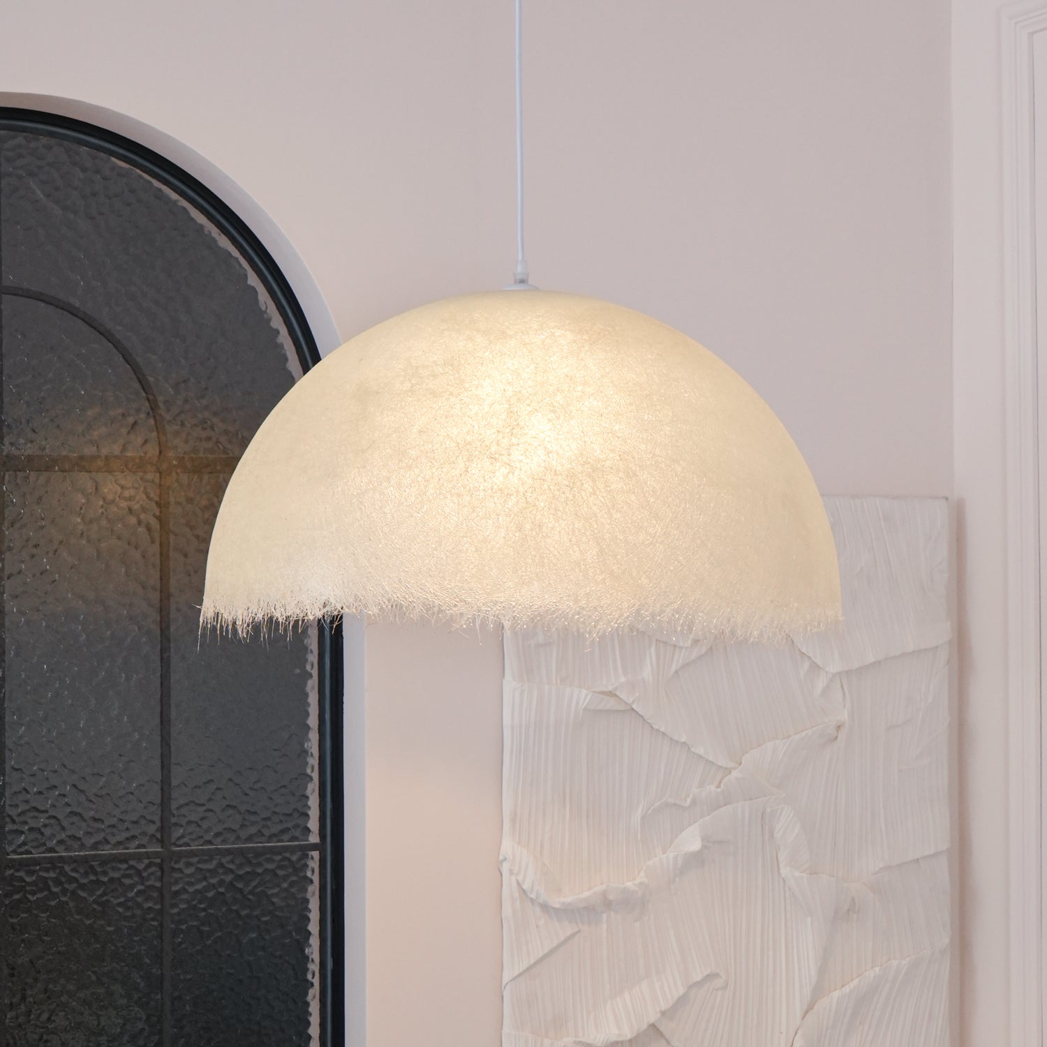 Elvianne | Lampa wisząca półkulista