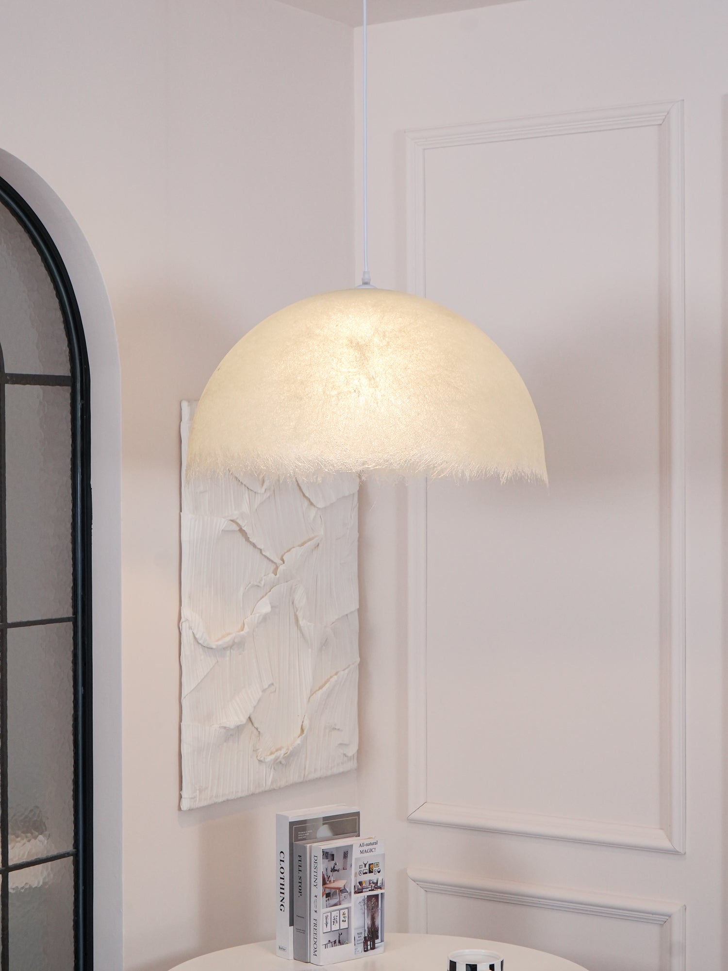 Elvianne | Lampa wisząca półkulista